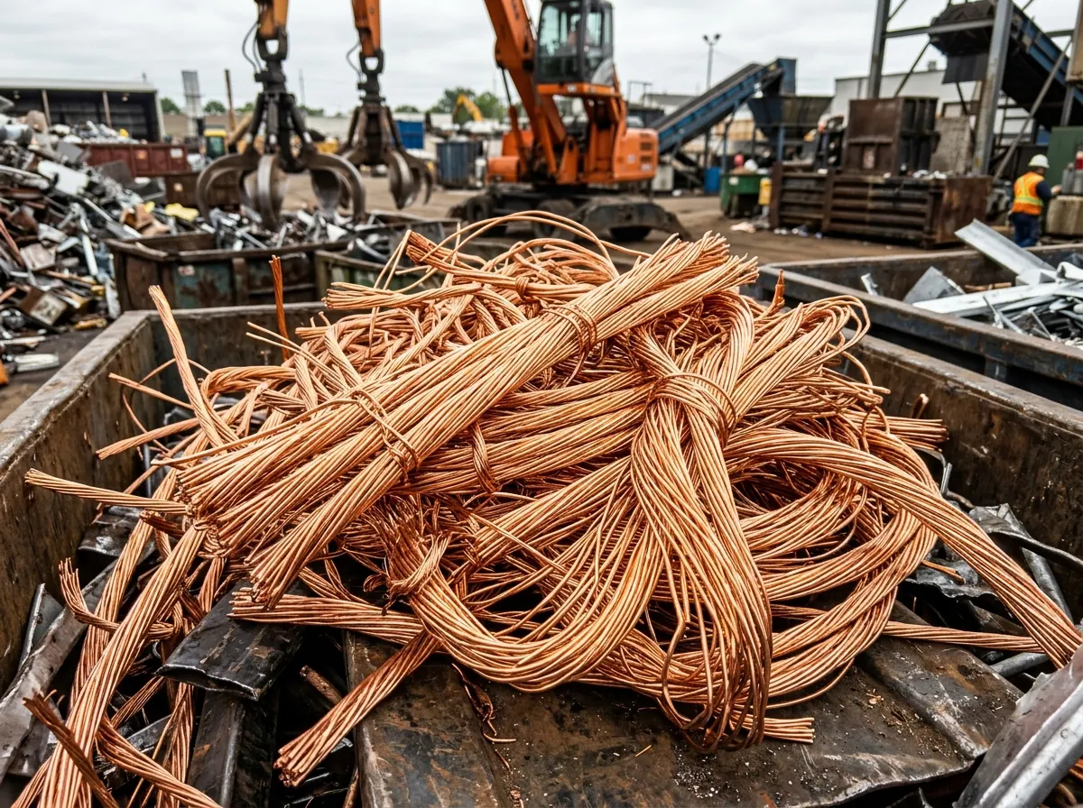 Bright bare copper wire scrap stripped of insulation for top prices at Shine Motor Corporation Sydney
