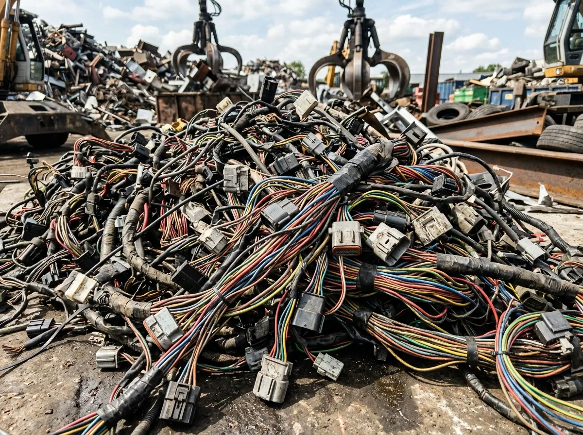 Automotive car wiring harnesses and looms bought for copper recycling in Sydney