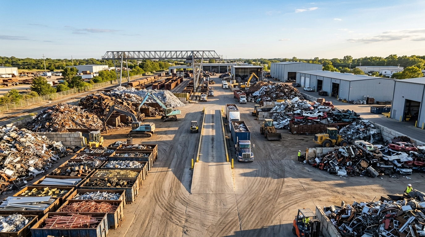 Ute driving into the scrap metal yard at Shine Motor Corporation Ingleburn